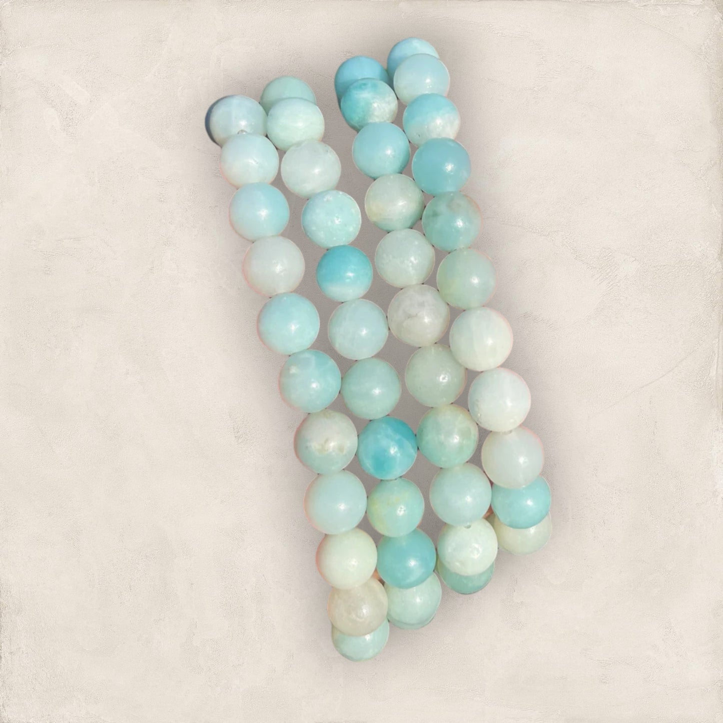 AAA+ Amazonite Crystal Healing Bracelet - Energizes  throat chakra